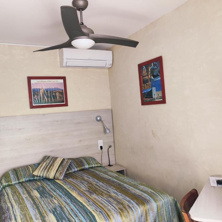 Auberge du Bon Vivant - Petite Chambre Double avec Climatisation et Terrasse - 4