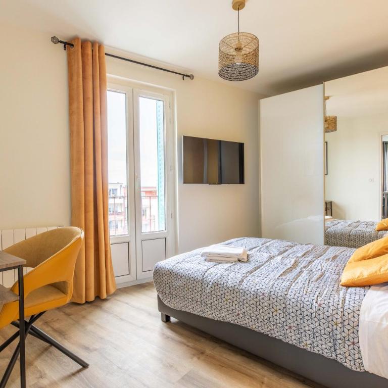 New F5 Neuf Cosy Lumineux proche siége Michelin - Appartement - 6