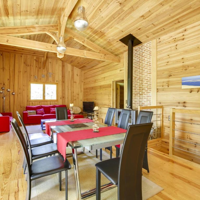 Belle villa en bois 6 personnes avec terrasse et Wi-Fi à Biscarrosse - FR-1-521-71 - Maison de Vacances (6 Adultes) - 5