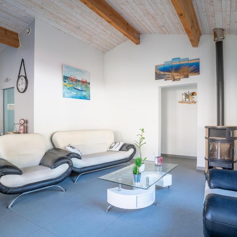 Maison contemporaine à Biscarrosse Lac - 6 pers, proche lac, jardin, quartier calme, avec WIFI - FR-1-521-112 - Maison de Vacances (6 Adultes) - 6
