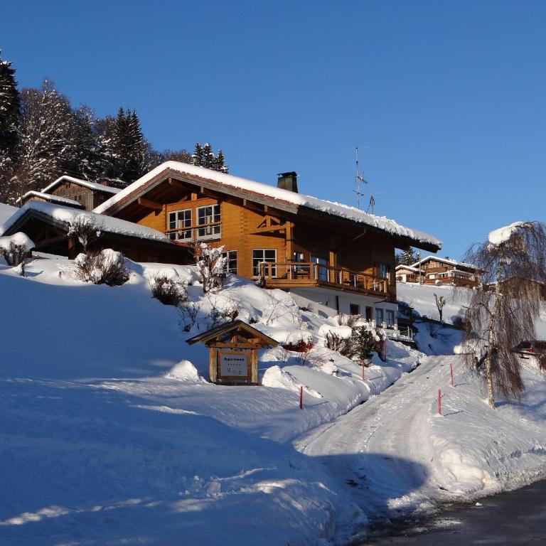 MEB Appartement, luxuriöses Appartement, im Chalet-Stil nur für Zwei, mit privater Sauna im Oberallgäu - Apartment mit Blick auf die Berge - 28