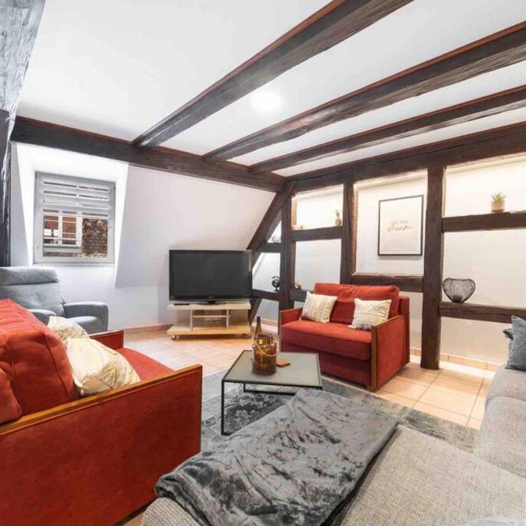 Les Lionceaux, 120m2 à Colmar, place de parking gratuite - Apartment mit 3 Schlafzimmern - 3