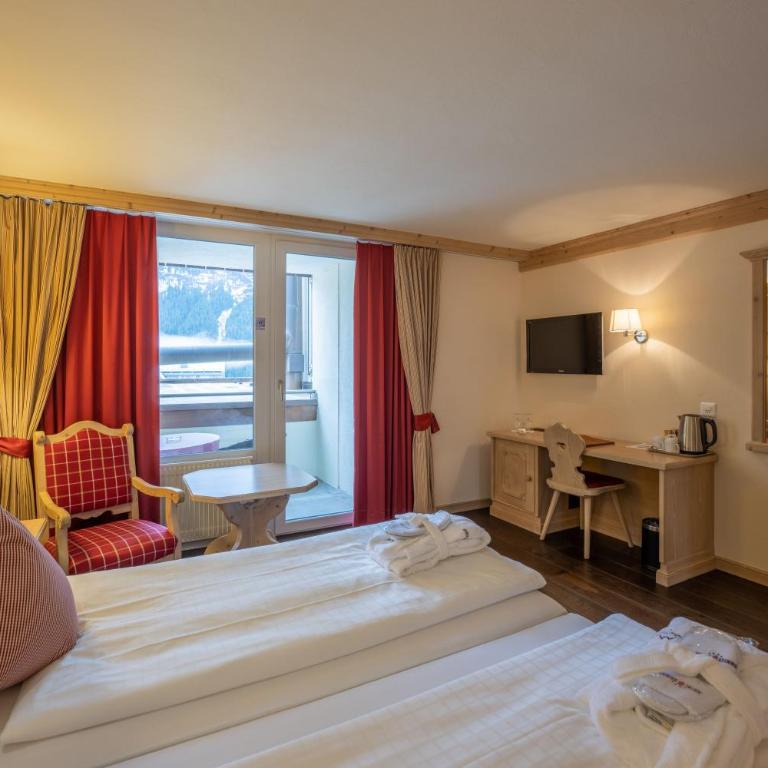 Hotel Spinne Grindelwald - Doppelzimmer mit eingeschränktem Eigerblick - 1
