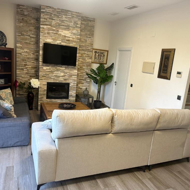 Duplex de lujo en la playa , jacuzzy, piscina, chimenea y padel - Duplex Apartment - 13