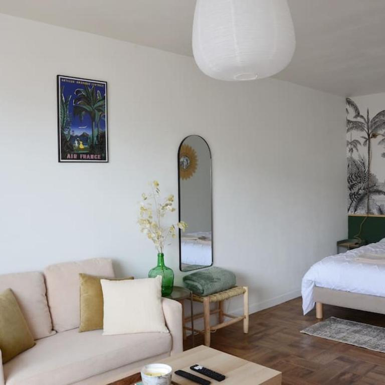 Le Chaleureux, centre-ville l Parking privé dans une résidence & Netflix - Appartement 1 Chambre avec Balcon - 2