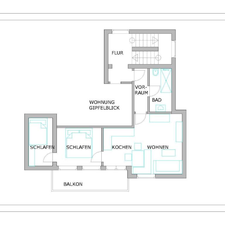 Aparthaus Winkler - Apartment mit Aussicht und Balkon - 22