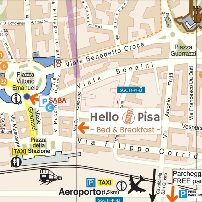 Hello Pisa B&B - Double Room with Private Bathroom - 4