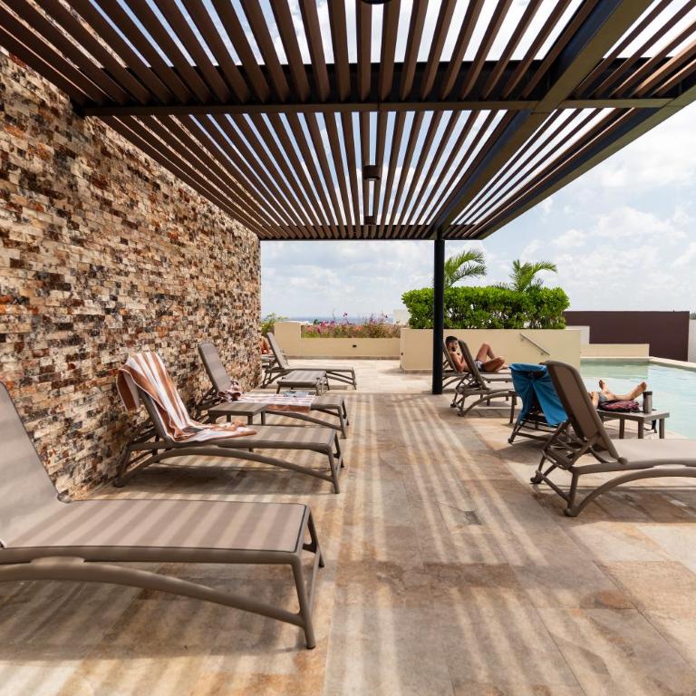 Maravilloso Estudio en Playa Rooftop-Pool-BBQ & Gym By Yeah - Estudio con balcón - 13