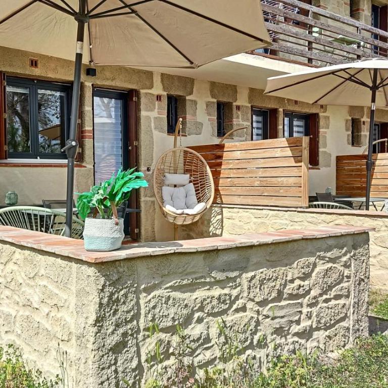 Les Pierres De La Massane - Vue sur les Albères - Studio avec Terrasse « L'Ouille » - Vue sur Parc - 5