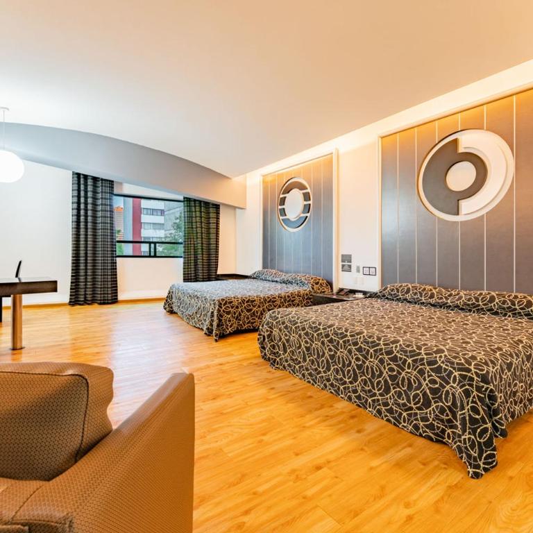 Hotel Pasadena CDMX - Habitación Doble - 2 camas - 3