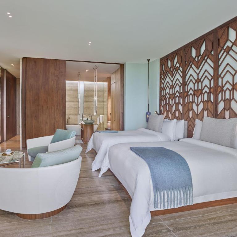 The St. Regis Kanai Resort, Riviera Maya - Deluxe Queen Room with Two Queen Beds, Ocean View and Terrace - 2