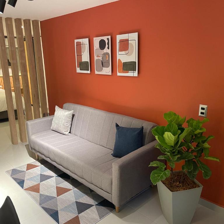 Agradable y moderno aparta estudio con aire acondicionado - Apartamento de 1 dormitorio - 14