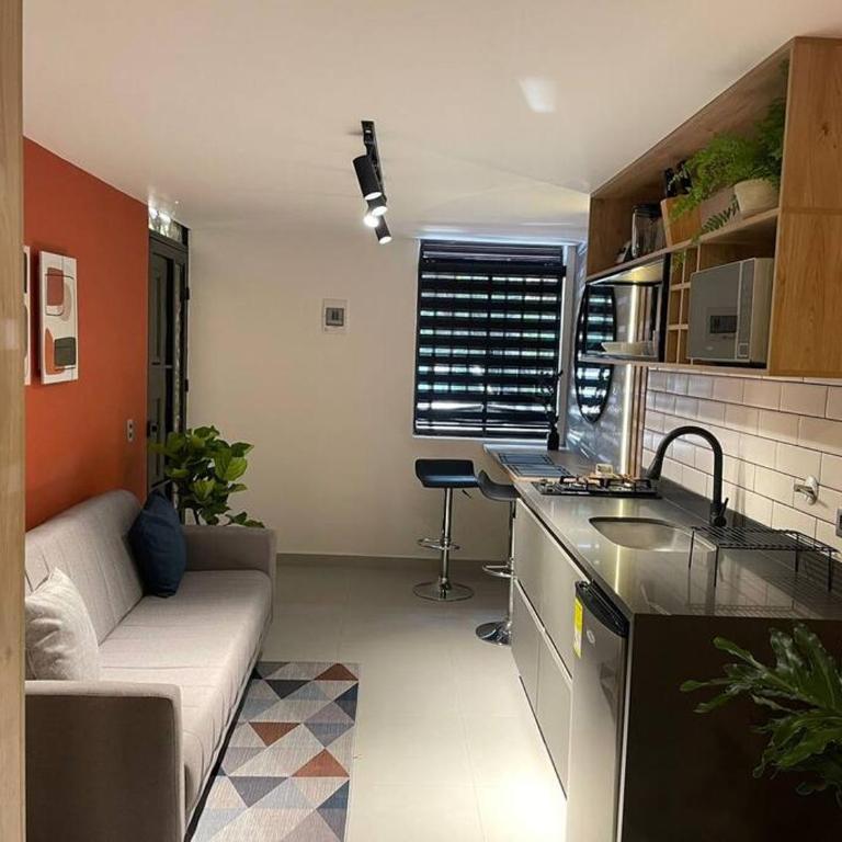 Agradable y moderno aparta estudio con aire acondicionado - Apartamento de 1 dormitorio - 17