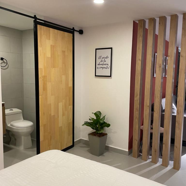 Agradable y moderno aparta estudio con aire acondicionado - Apartamento de 1 dormitorio - 20