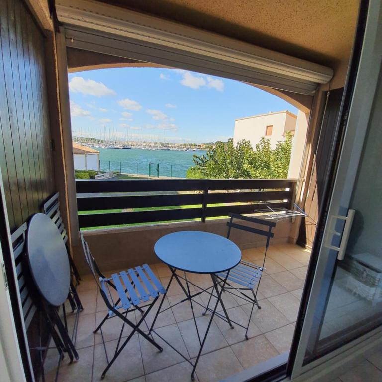 Studio 31 Le Cap d'Agde vue mer, proche plage, l'île des pêcheurs - Studio-Apartment mit Meerblick - 8