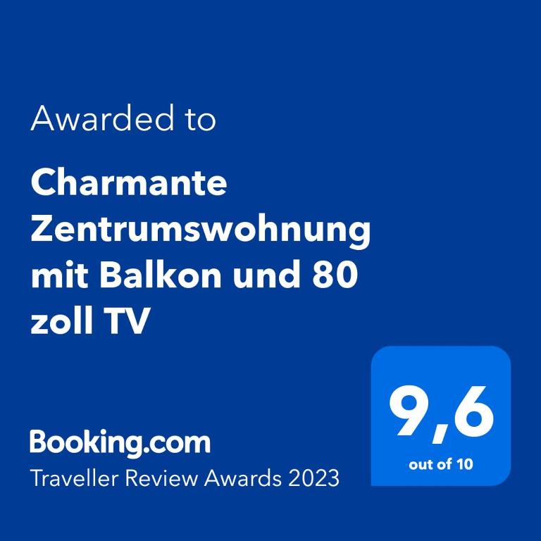 Charmante Zentrumswohnung mit Balkon und 80 zoll TV - Apartment mit 1 Schlafzimmer - 39