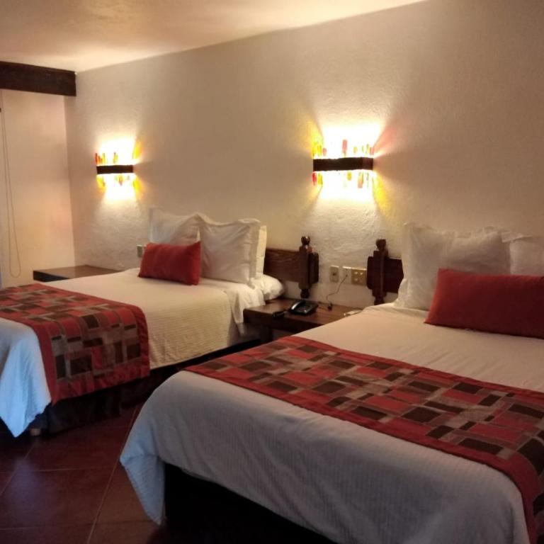 Hotel Hacienda Taboada (Aguas Termales) - Habitación Doble Estándar con 2 camas dobles - 6