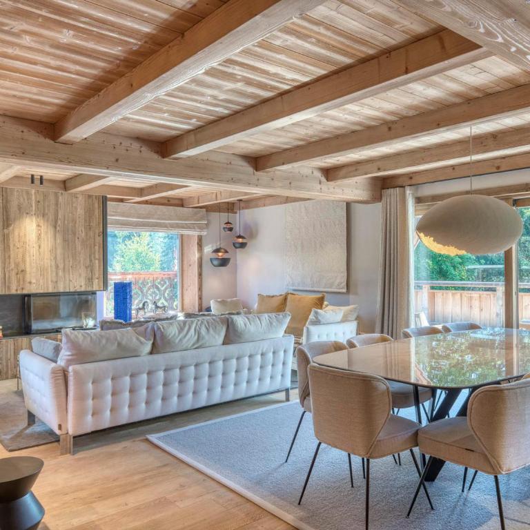 Chalet rénové 6 chambres à Megève, proche pistes Rochebrune, jardin, garage, 12 personnes - FR-1-453-237 - Chalet (12 Adultes) - 1