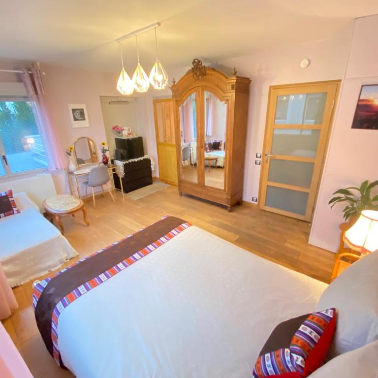 Reims Sherpa Guest House - Chambre Double - Vue sur Jardin - 17
