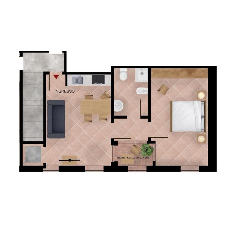 Residenza Corte Casara - Appartamento con 1 Camera da Letto - 10