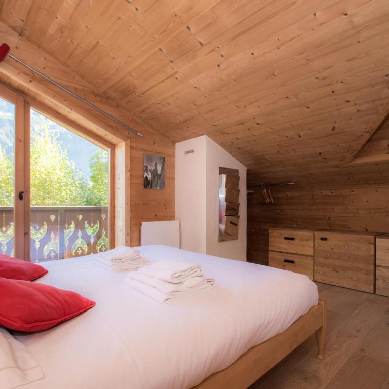 Chalet mitoyen aux pieds des pistes pour 6 pers., animaux admis, à Chamonix - FR-1-343-225 - Chalet - 8