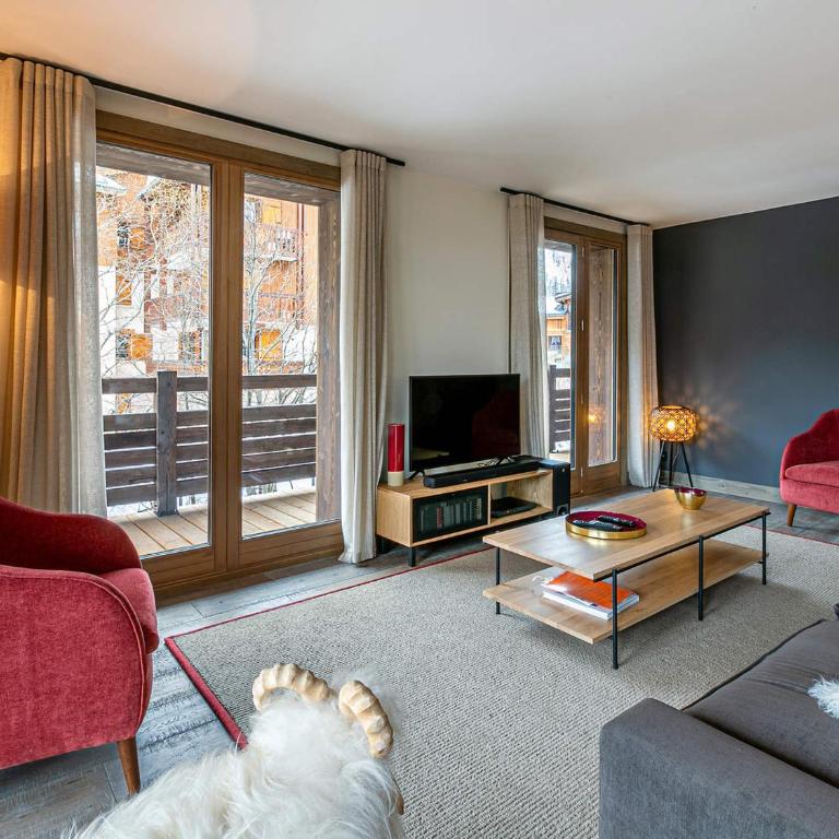 Appartement haut standing, 5 pièces pour 8 pers., proche du centre, lumineux, Val-d'Isère - Apartment mit 4 Schlafzimmern - 9