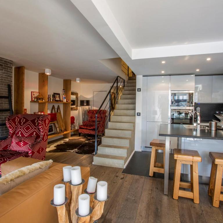 Appartement duplex haut de gamme avec cheminée au cœur de Val-d'Isère, proche des pistes et commodités - FR-1-694-104 - Appartement - 9