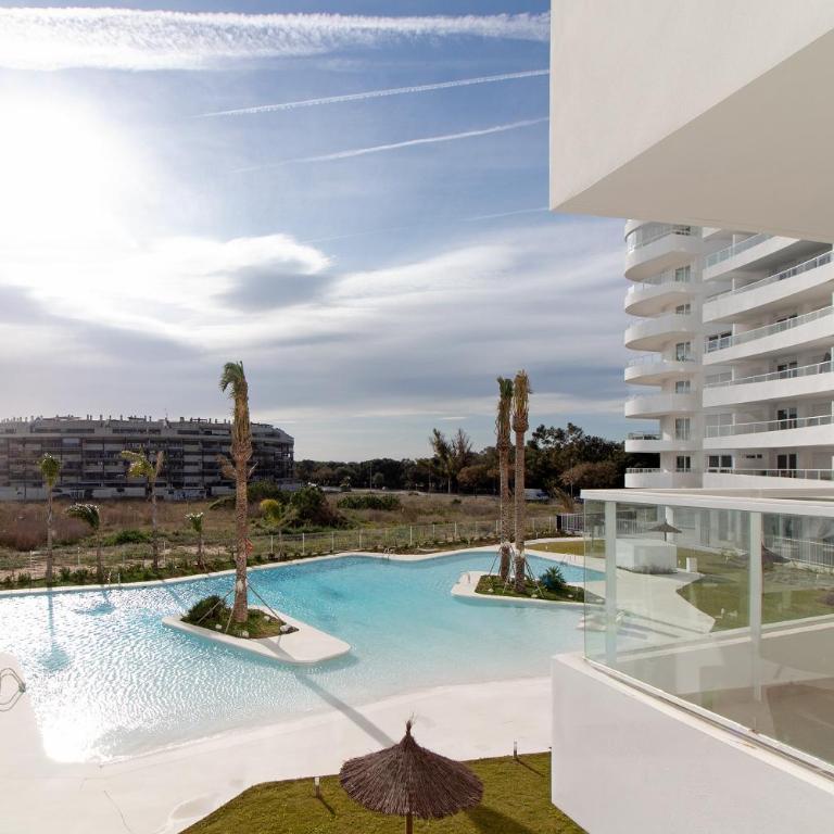 Global Vacacional, Apartamento para 5 personas con terraza y vistas a la piscina - Apartment mit Poolblick - 24