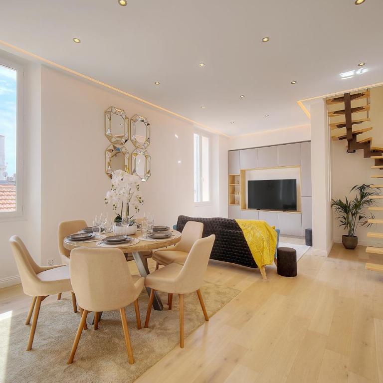 STANDING - NEUF - Croisette- Palais des festivals - 6 pers -3 chbres - Apartamento de 3 dormitorios - 8