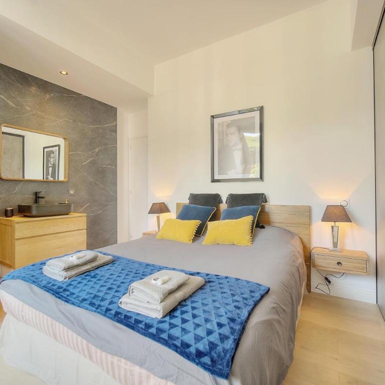STANDING - NEUF - Croisette- Palais des festivals - 6 pers -3 chbres - Apartamento de 3 dormitorios - 1