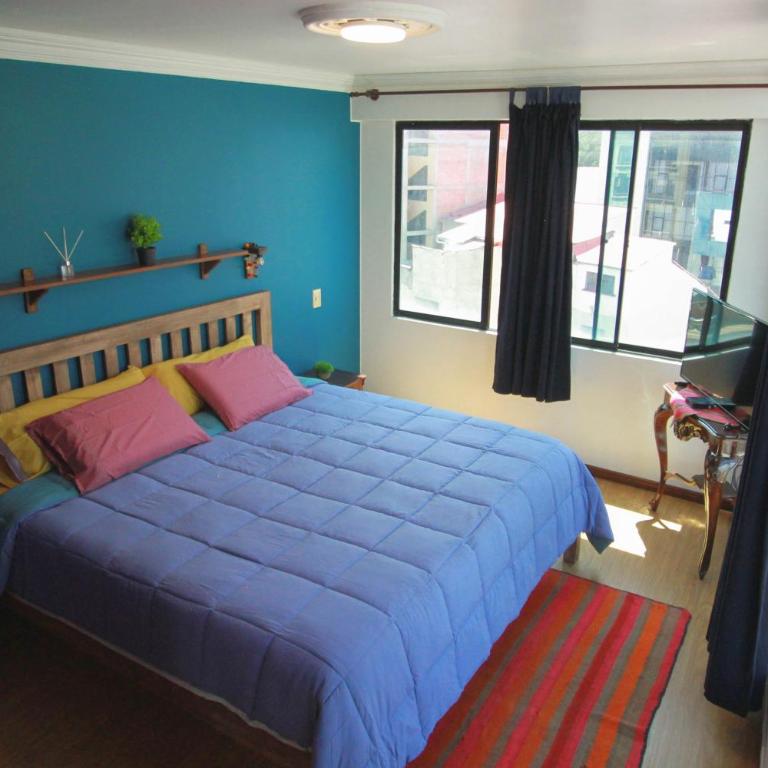 The Rooftop Bolivia - Habitación Doble con vistas a la montaña - 11