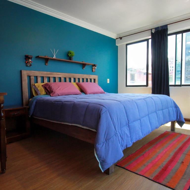 The Rooftop Bolivia - Habitación Doble con vistas a la montaña - 9