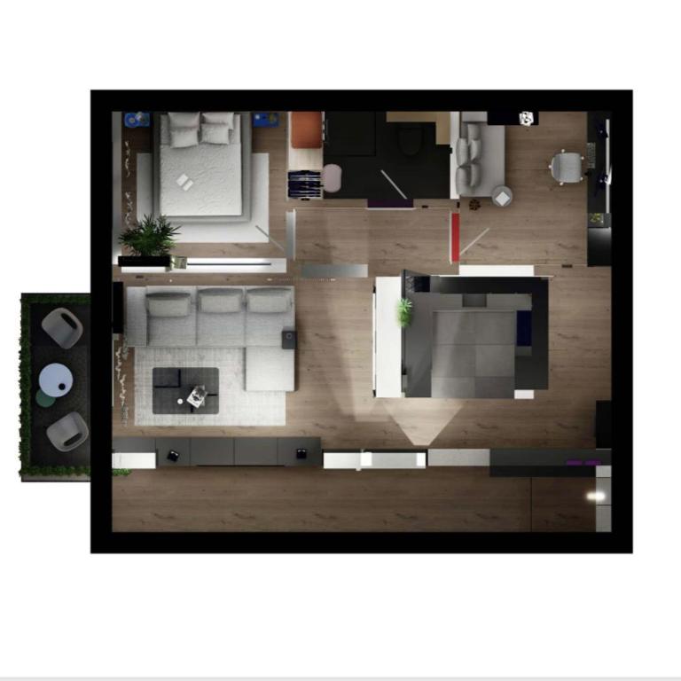 Moderna Vračar - NEW - Apartman sa 2 Spavaće Sobe - 38