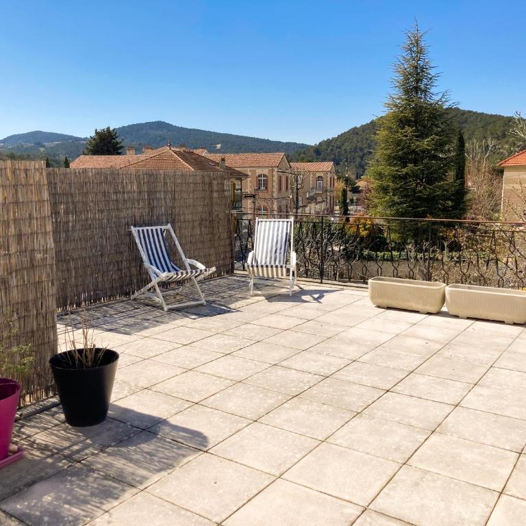 Appartement avec très grande terrasse privée plein sud et vue château - Appartement 2 Chambres - 14