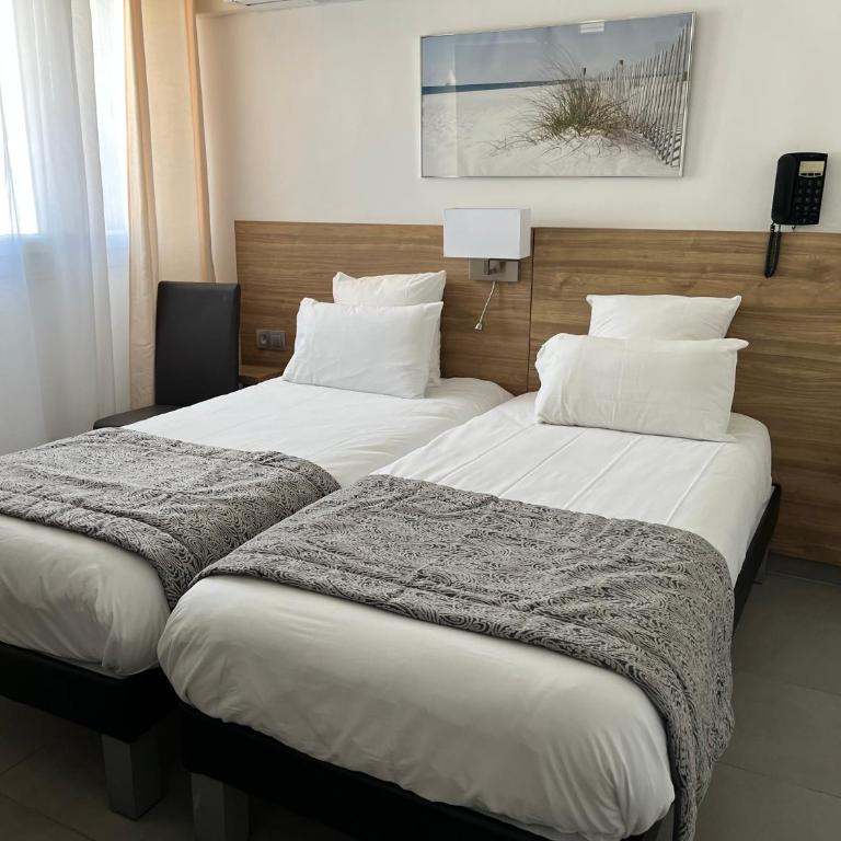 Hôtel Le Mirage - Chambre Lits Jumeaux - 8