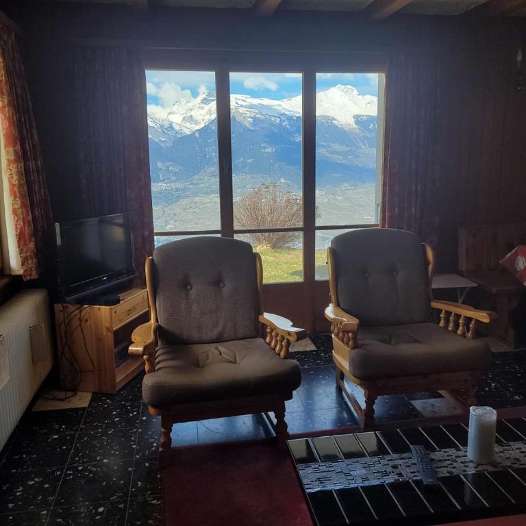 La Crettaz app dans chalet - SUNNY apartment 6 p - Appartamento con 3 Camere da Letto - 4
