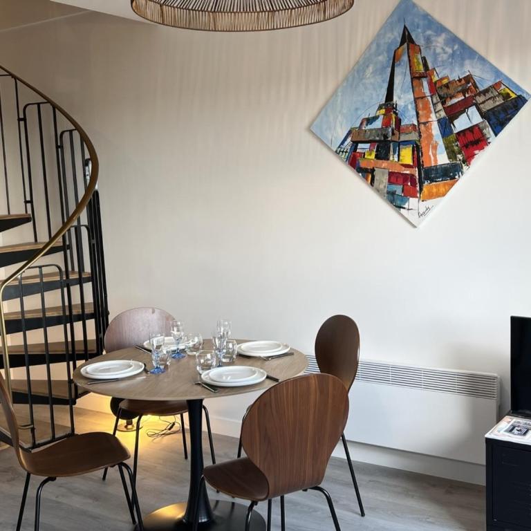 Cabourg: Duplex Rénové 2P, Plage Directe, Fibre - FR-1-487-351 - Appartamento - 2