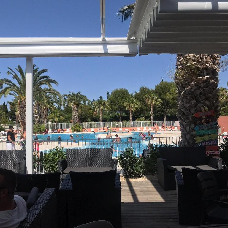 Camping Del Mar 10, Mobil home Petit Paradis, 6 personnes, Bord de mer, Camping Del Mar Village - Mobile Home - 29