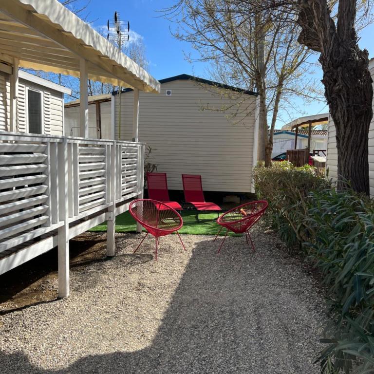 Mobilhome Vias plage dans Camping - Bungalow 3 Chambres - 14