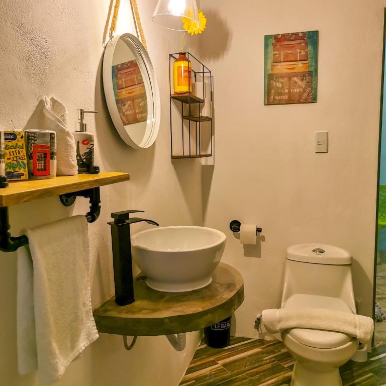 Les Suites Calle 2 by Galian - 350m from ADO bus terminal - Habitación Deluxe con 2 camas grandes - 12