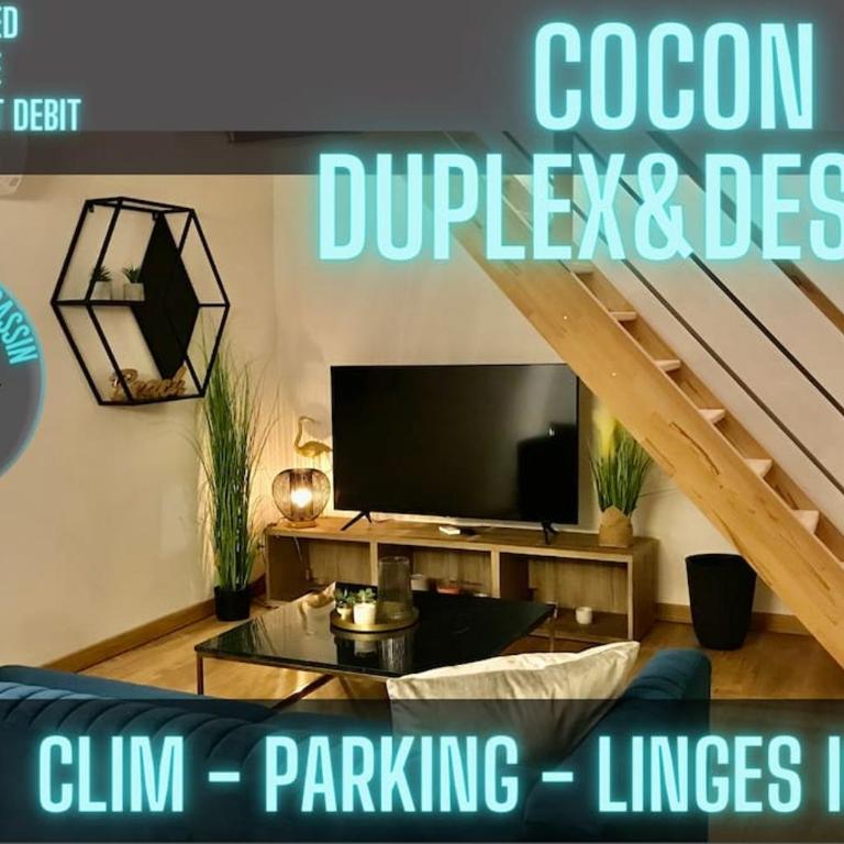 Les cocons du bassins - Logements neufs tout équipés proche littoral - Maison de Ville 2 Chambres - 1