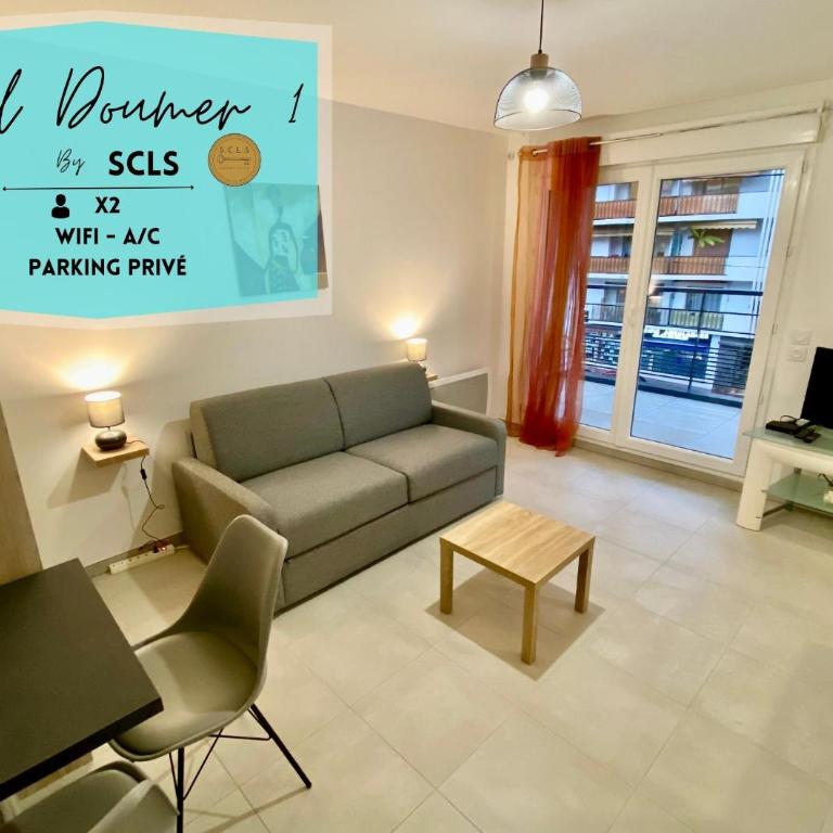 Paul Doumer 1 SCLS - Wifi, Clim, Parking - Studio - 1