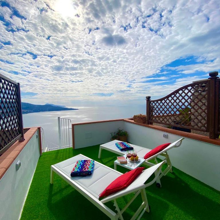 Bella Vista House-Sorrento coast - free parking-solarium - Casa con 1 Camera da Letto - 2