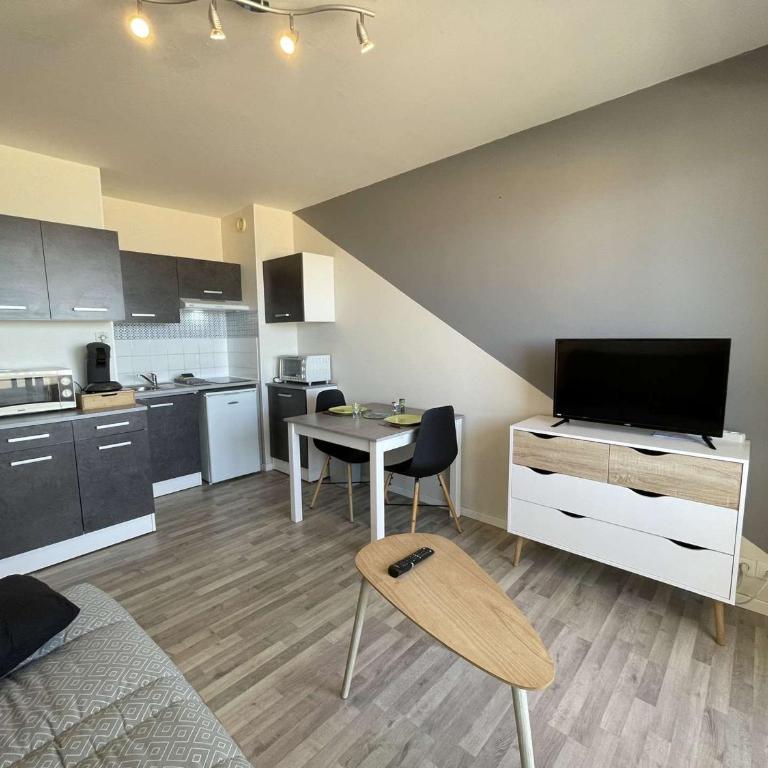 Studio rénové, 2 couchages, mer, commerces, 6e étage, TV, balcon, animaux admis - FR-1-224C-138 - Appartement (2 Adultes) - 5