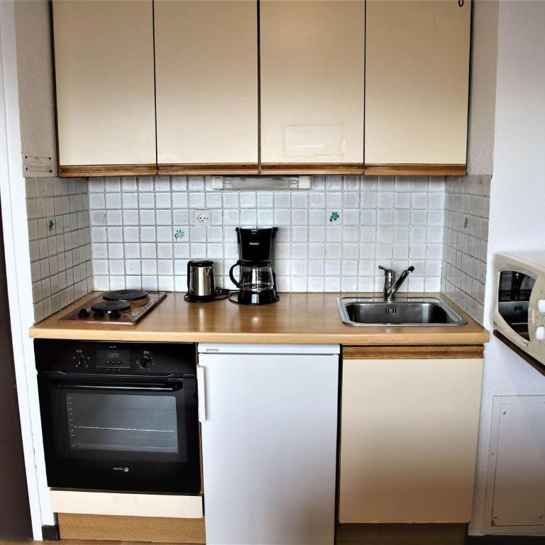 Studio cabine fermée, 4 couchages, balcon ensoleillé, au pied des pistes - Auris en Oisans - FR-1-297-306 - Appartamento - 11