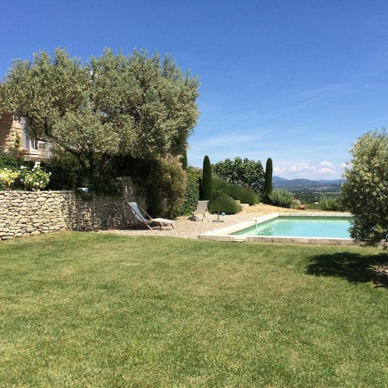 In Gordes, facing the entire Luberon Park a beautiful 5 bedrooms house - Casa con 5 Camere da Letto - 3