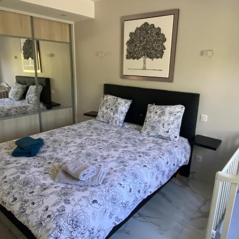 3 Pièces climatisé en rez de jardin avec piscine - Appartement 2 Chambres - 13