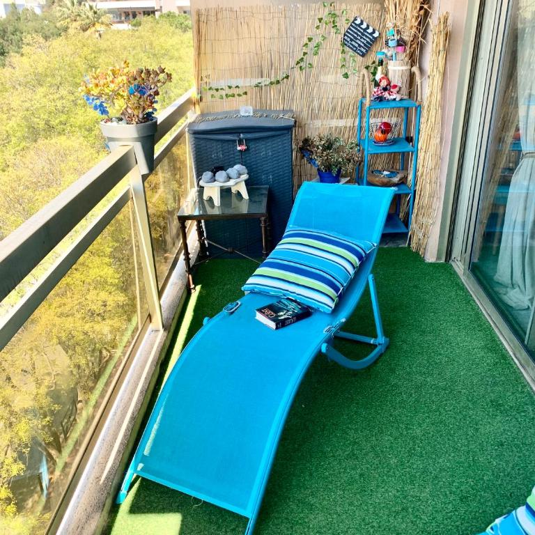 Luxurious Studio in Cannes 450m from sea with Terrace and Air Conditioning and private Parking - Appartement 1 Chambre - 6