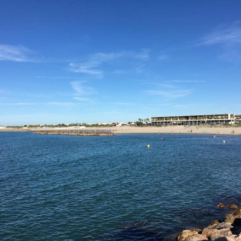 Studio cabine à Sète avec piscine, terrasse, parking privé, à 1km de la plage - FR-1-338-504 - Apartment - 2