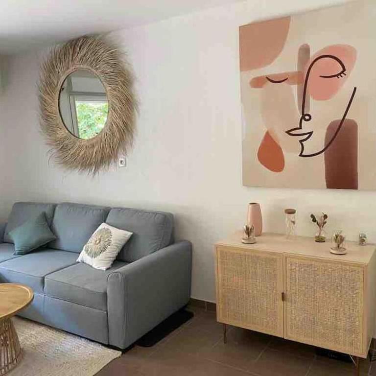 Oasis design grand T3 au calme à Fréjus avec jardin privé - Appartamento con 1 Camera da Letto - 3